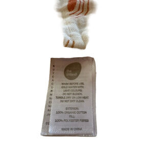 Basically new lovey The Littlest Burp Cloth One Size Off White Multi-color